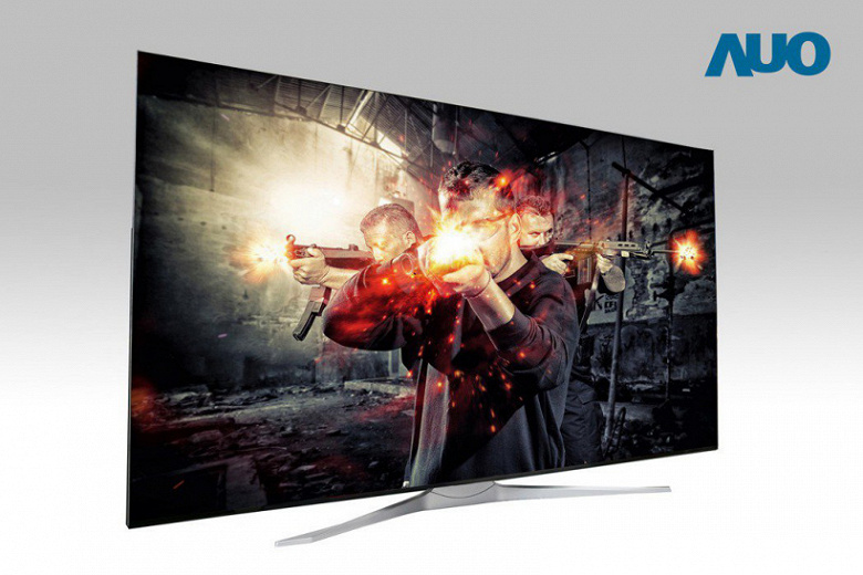 To the delight of gamers.  AUO unveils 85-inch 4K panel with 240Hz frame rate