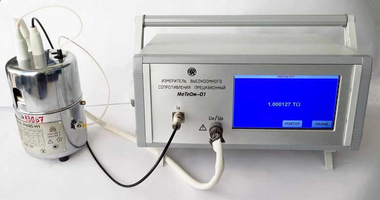 Ruselectronics begins deliveries of precision meters of high-resistance resistance МеТеОм-01