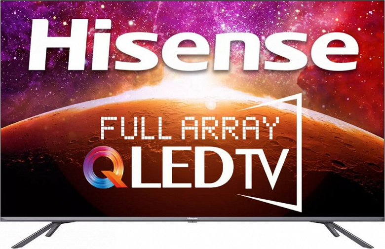 55-inch QLED TV with 4K, Dolby Vision, Dolby Atmos, 24W for a little over $ 800.  Hisense 4K QLED introduced