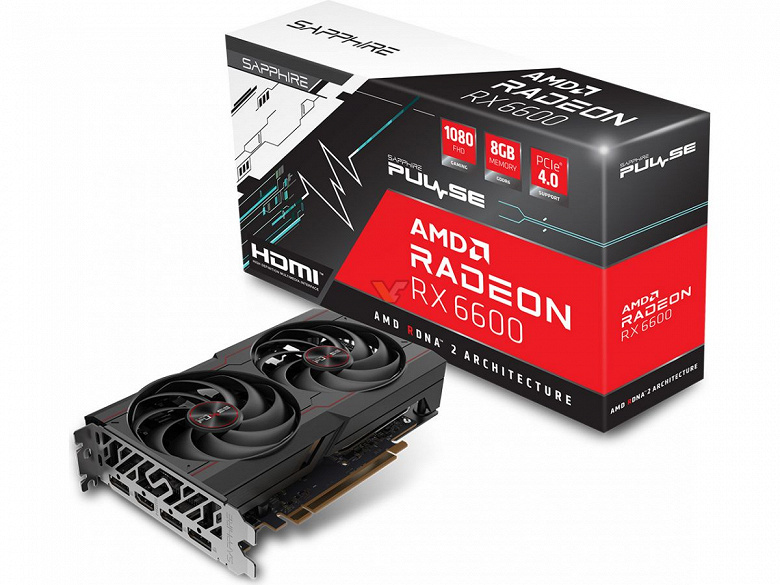 За Radeon RX 6600 в Европе просят 590 евро. Sapphire Radeon RX 6600 Pulse засветилась в португальском магазине