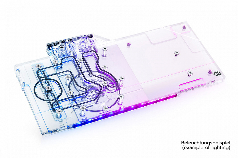 Alphacool Eisblock Aurora Acryl GPX Waterblock Designed for EVGA Geforce RTX 3070 FTW3 Ultra Graphics Card