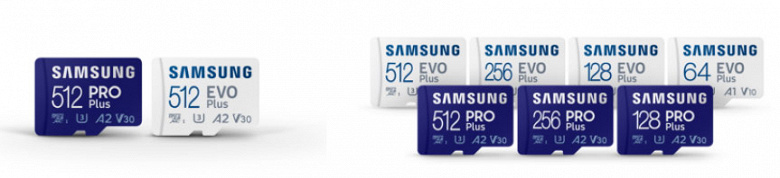 Samsung Pro Plus and Evo Plus microSD cards support UHS-I