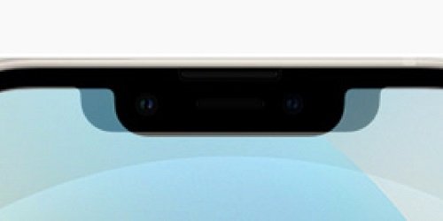 The fringe of the iPhone 13 even increased in height compared to the iPhone 12, but became narrower