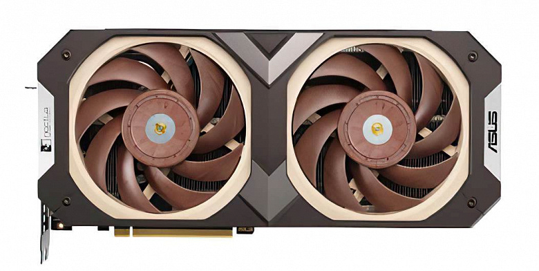 Первая видеокарта Asus с кулером Noctua. RTX 3070 Noctua OC получилась очень толстой