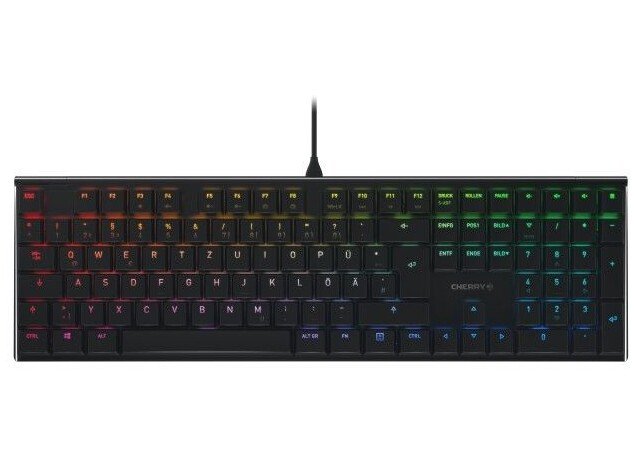 Cherry MX 10.0 N RGB — низкопрофильная механическая клавиатура