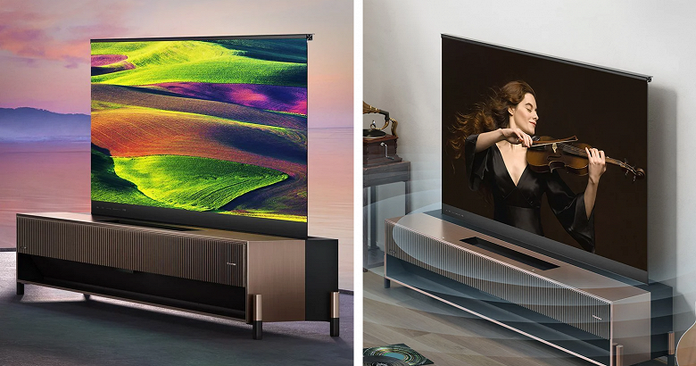 Hisense’s first laser retractable TV with Harmon / Kardon sound and space technology unveiled