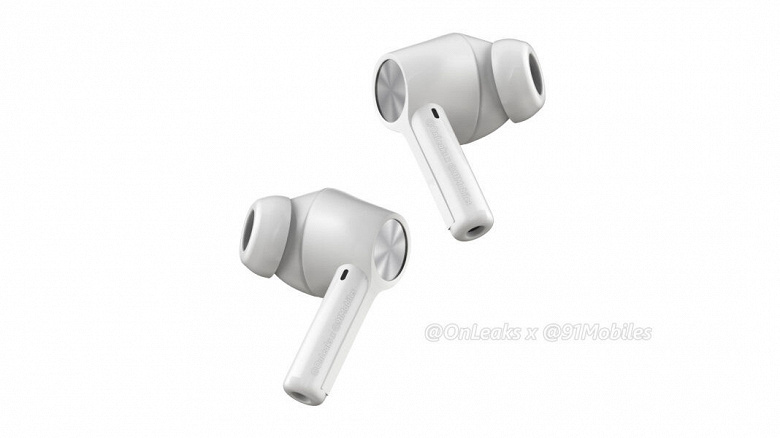 OnePlus Buds Z2 wireless headphones showed on renders.  They will be presented in October