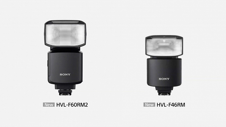 Систему освещения Sony Alpha Lighting System пополнили вспышки HVL-F60RM2 и HVL-F46RM