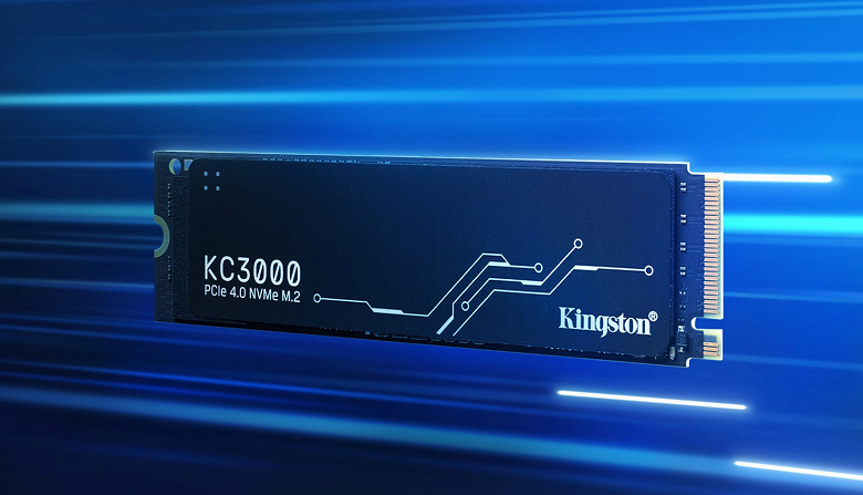 Твердотельный накопитель Kingston Digital KC3000 оснащен интерфейсом PCIe 4.0