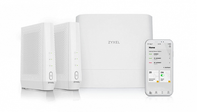 Маршрутизатор Zyxel EX5501 поддерживает WiFi 6 и ячеистые сети