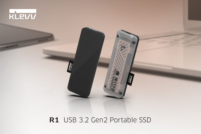 Klevv brand S1 and R1 portable solid state drives