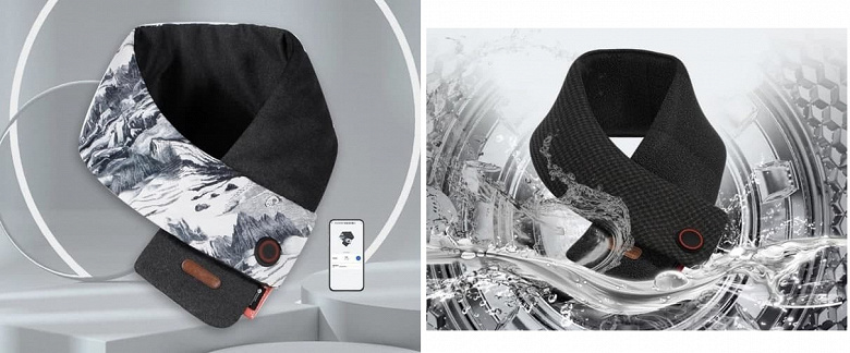 В магазинах Huawei в Китае появился умный шарф Fengmi с функцией нагрева, который можно стирать в стиральной машине