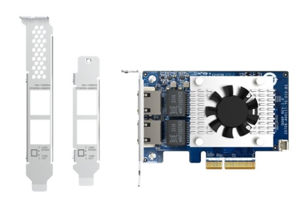 Qnap выпускает карту расширения PCIe с двумя портами 10GbE