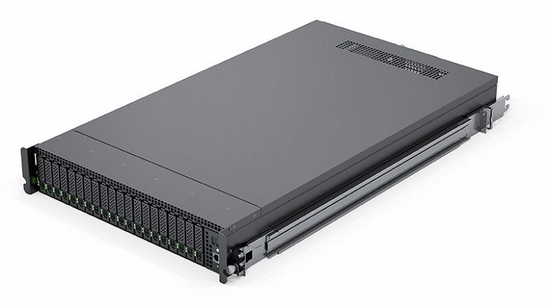 GMS Velocity 2U “4×4” server configuration includes four 28-core Intel Scalable Xeon CPUs and four Nvidia A100 GPGPUs