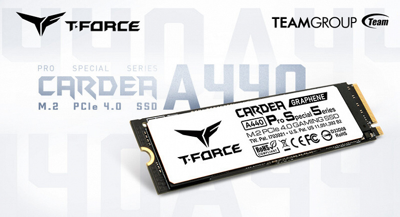 T-Force Cardea A440 Pro Special Series solid state drive is positioned as an SSD for the Sony PlayStation 5 console