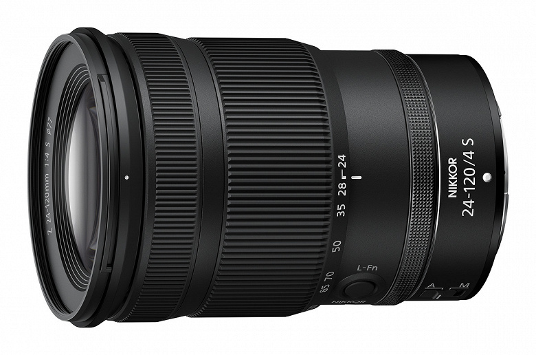 Nikon называет объектив Nikkor Z 24-120mm f/4 S самым легким в классе