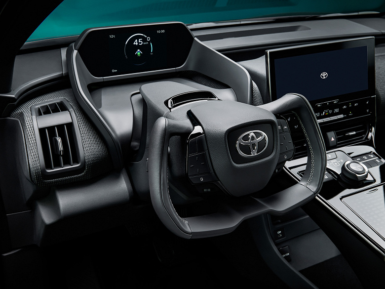 Toyota copied the steering wheel from Telsa for its first electric car, the bZ4X, but made it more comfortable