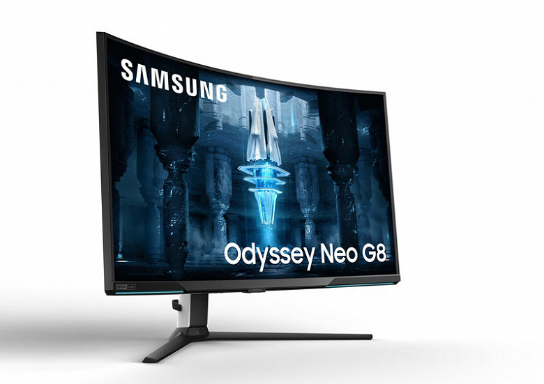 Монитор Samsung Odyssey Neo G8 с подсветкой Quantum Mini LED поддерживает частоту обновления 240 Гц