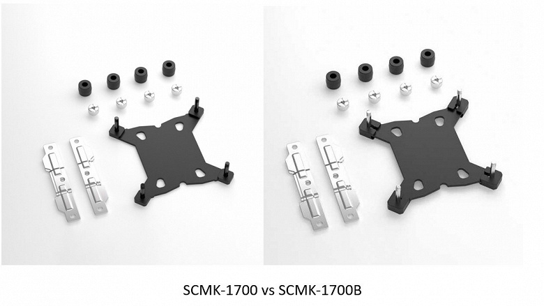 Scythe releases SCMK-1700B cooler mounting kit for Intel LGA1700 processors
