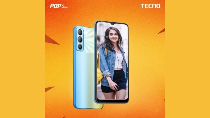 Анонсирован бюджетный смартфон Tecno Pop 5 Pro