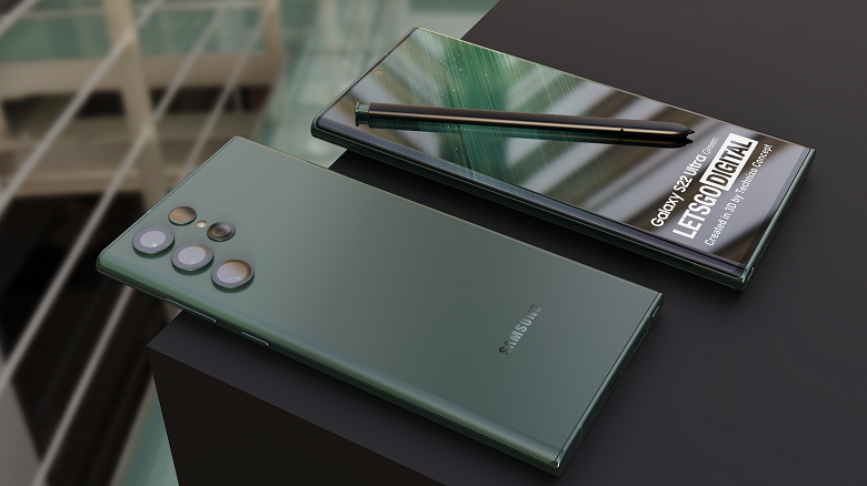 Зелёный — новый чёрный. Качественные изображения Samsung Galaxy S22 Ultra в трендовом цвете