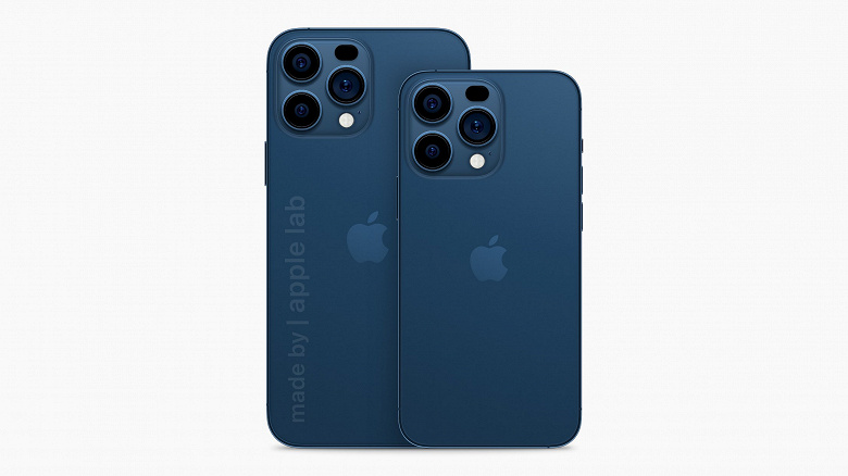 Первые изображения iPhone 14 Pro в цвете Antarctic Blue с новым модулем камеры