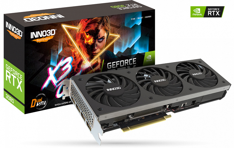 Inno3D launches five models of GeForce RTX 3080 graphics cards with 12 GB of memory and different cooling systems