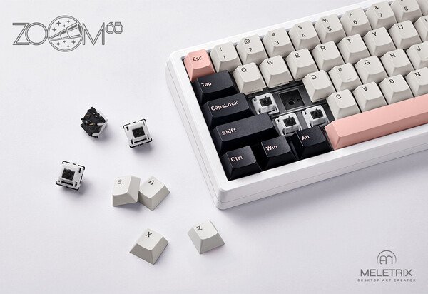 Meletrix Zoom65 mechanical gaming keyboard costs $179 