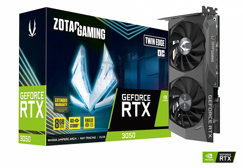 Слух: партнеры Nvidia оценили GeForce RTX 3050 в 500 долларов. Она окажется вдвое дороже Radeon RX 6500 XT