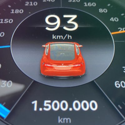 Tesla Model S drove an incredible 1.5 million km