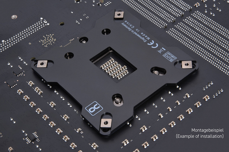 Alphacool выпускает металлическую заднюю панель Core XPX/Eisbaer для своих процессорных кулеров