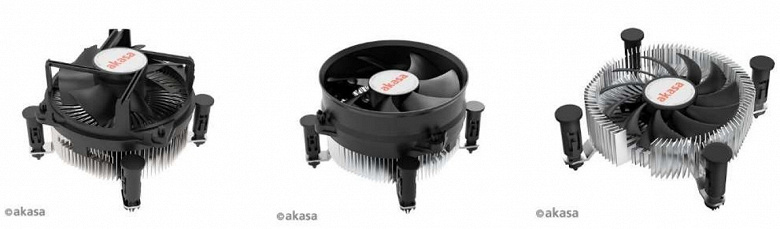 LGA1700-compatible budget coolers have been added to Akasa's range