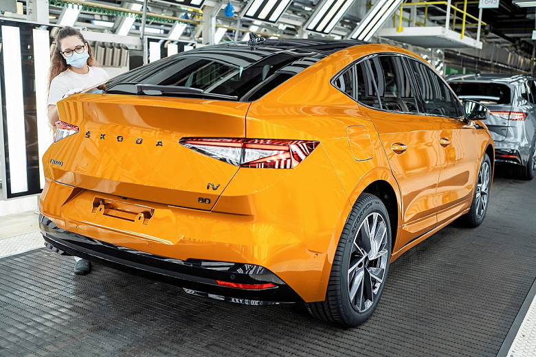 Started production of electric coupe-crossover Skoda Enyaq Coupe iV