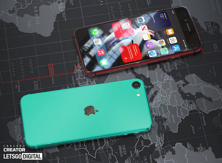 iPhone SE 2022 за 300 долларов и с поддержкой 5G показали на качественных рендерах и на видео