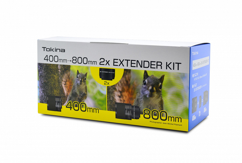 Анонсированы продажи комплекта Tokina SZX Super Tele 400mm F8 Reflex MF & 2X Extender Kit