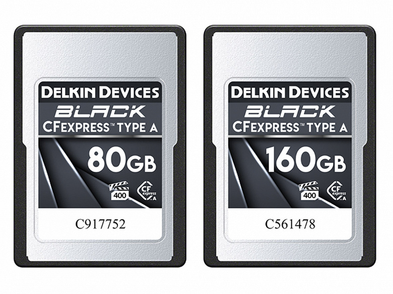 Компания Delkin Devices представила карты памяти CFexpress Type A