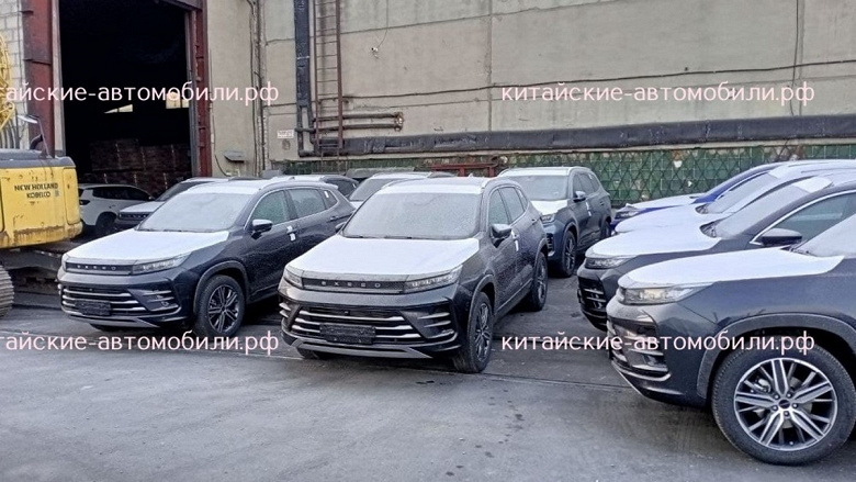 An analogue of Chery Tiggo 7 Pro arrived in Russia: a large batch of Exeed LX was filmed in the port of Vladivostok An analogue of Chery Tiggo 7 Pro arrived in Russia: a large batch of Exeed LX was filmed in the port of Vladivostok