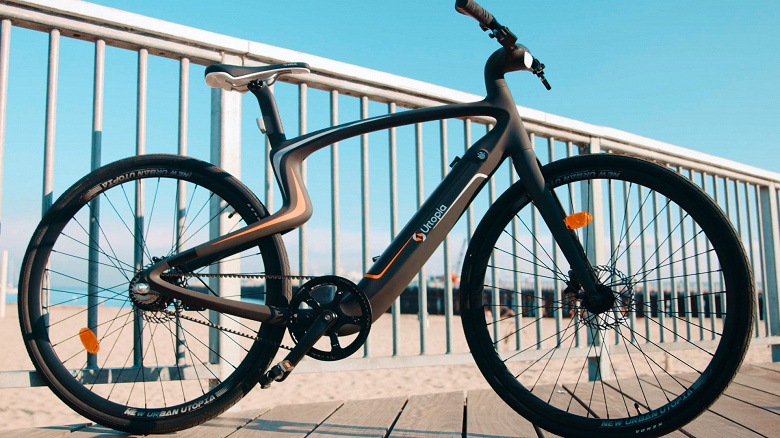 Представлен суперумный велосипед Urtopia Carbon с GPS, eSIM, Wi-Fi, радаром и гироскопом массой всего 14 кг