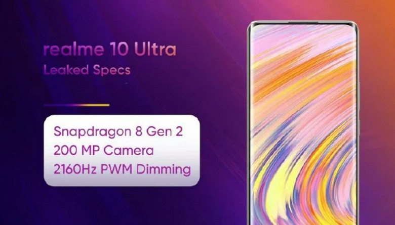 Realme 10 Ultra – еще один перспективный смартфон на Snapdragon 8 Gen 2 и с 200-мегапиксельной камерой