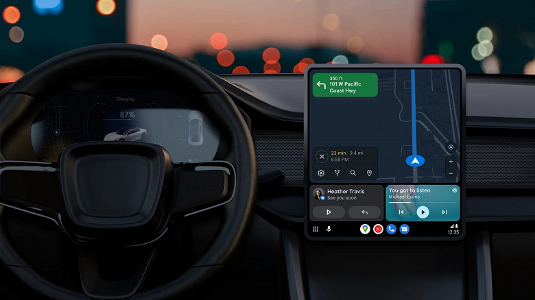 Долгожданный принципиально новый интерфейс Android Auto начал появляться у пользователей