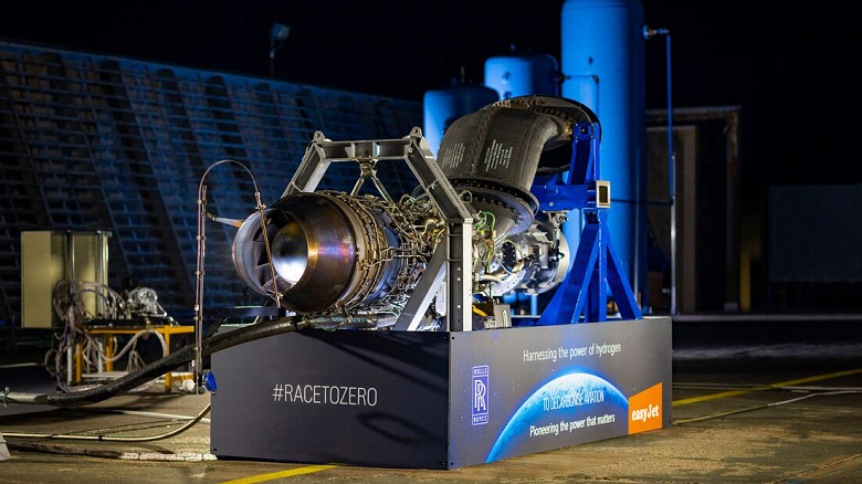 Rolls-Royce и easyJet успешно испытали авиационный двигатель на водороде