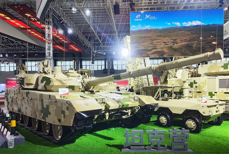 Представлен современный китайский танк VT4A1 с системой активной защиты и ударными дронами