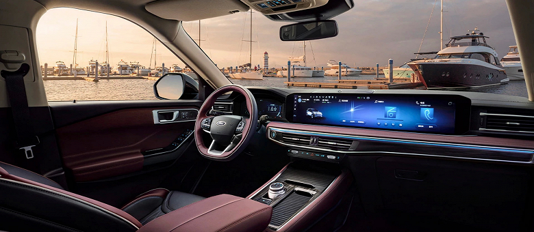 Представлен новый Ford Explorer 2023 с 27-дюймовым экраном. Автомобиль уже стал суперхитом в Китае