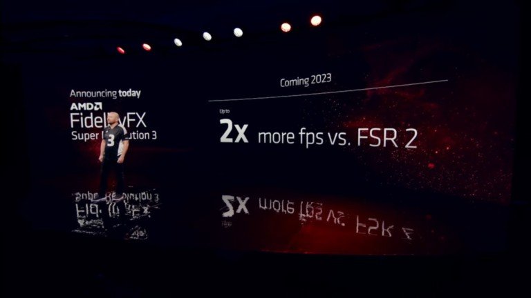 To fully compete with the GeForce RTX 40. AMD introduced FSR 3 technology