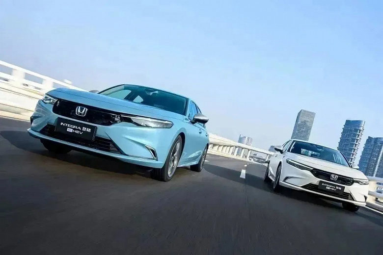Расход 4,39 л на 100 км, а мощность как у 3-литрового V6. В Китае стартовали продажи нового седана Honda Integra e:HEV