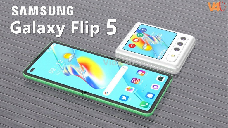 Диагональ внешнего экрана Samsung Galaxy Z Flip5 вырастет более чем в полтора раза