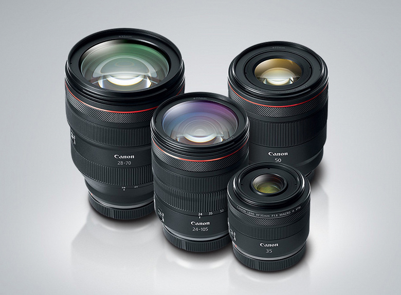  В ближайшие четыре года Canon планирует выпустить 32 объектива с байонетом RF