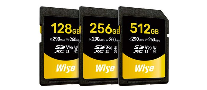 В линейку Wise Advanced SD-N вошла первая карта памяти SD V90 объемом 512 ГБ