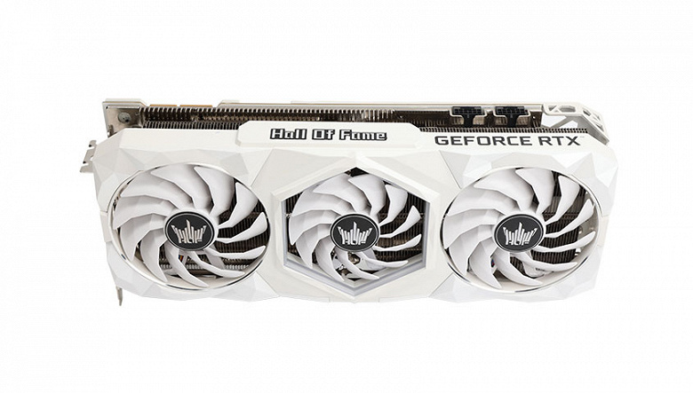 Galax RTX 3090 Ti HOF graphics card equipped with two 16-pin connectors