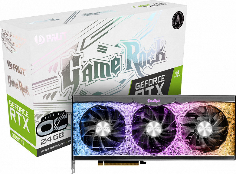 Palit GeForce RTX 3090 Ti GameRock Series Graphics Cards Introduced